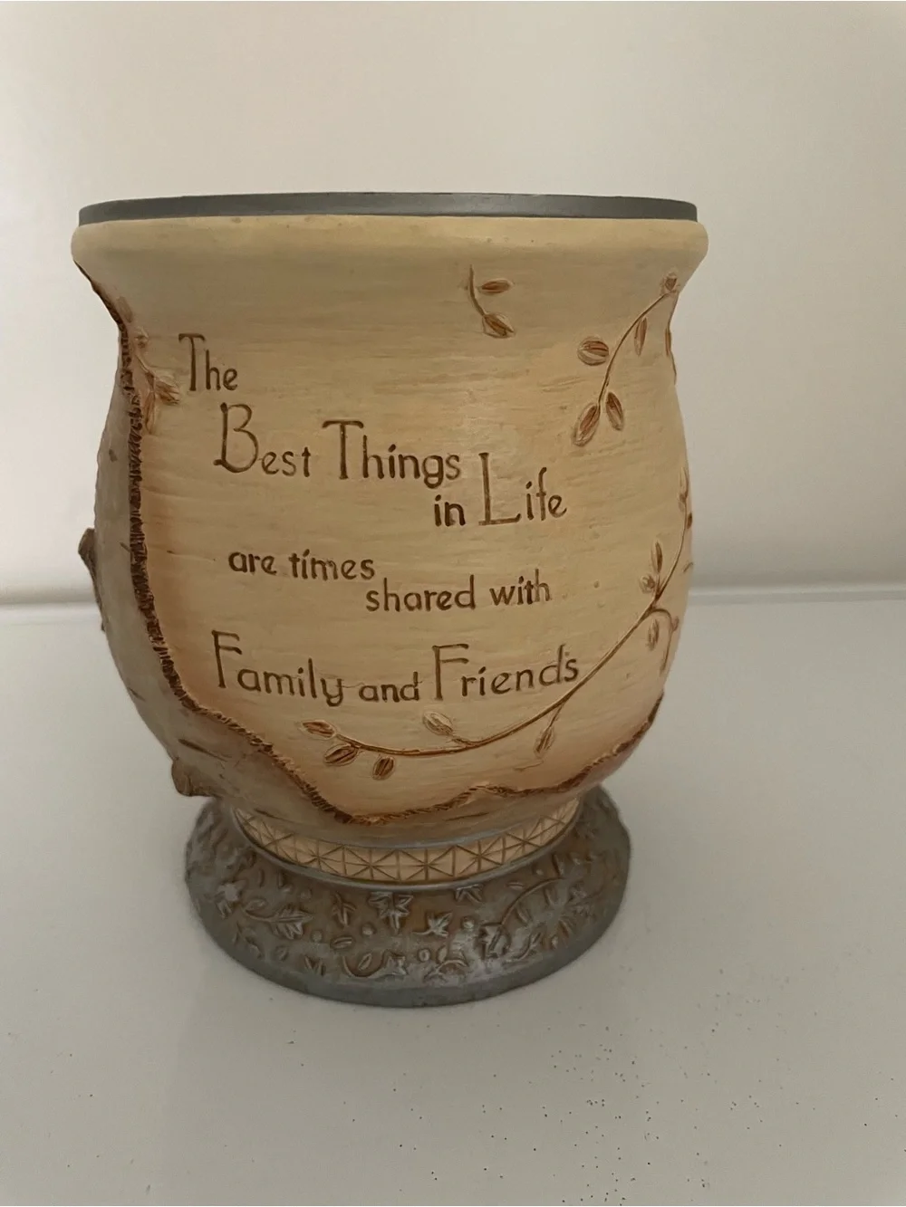 NWOT Elements The Best Things in Life Candle Holder Pavilion Gift Company